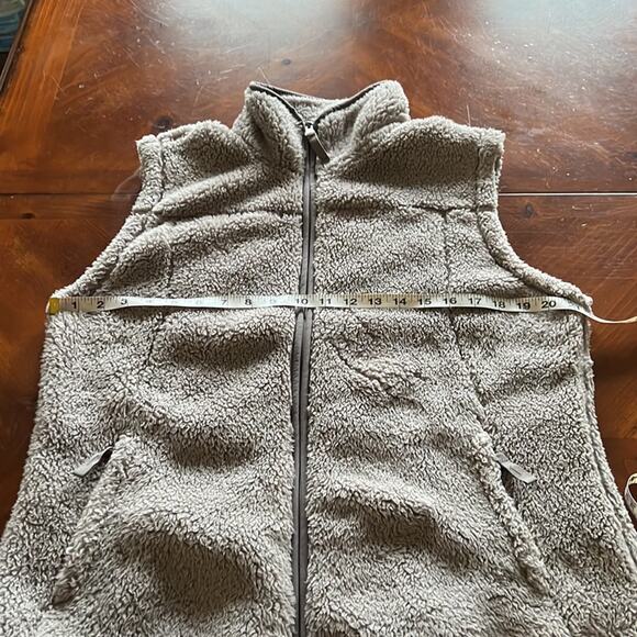 Free Country Size L Gray Fleece Zip Front Vest Outdoor Winter Gorpcore - Picture 8 of 12